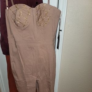 Rose pink jumpsuit